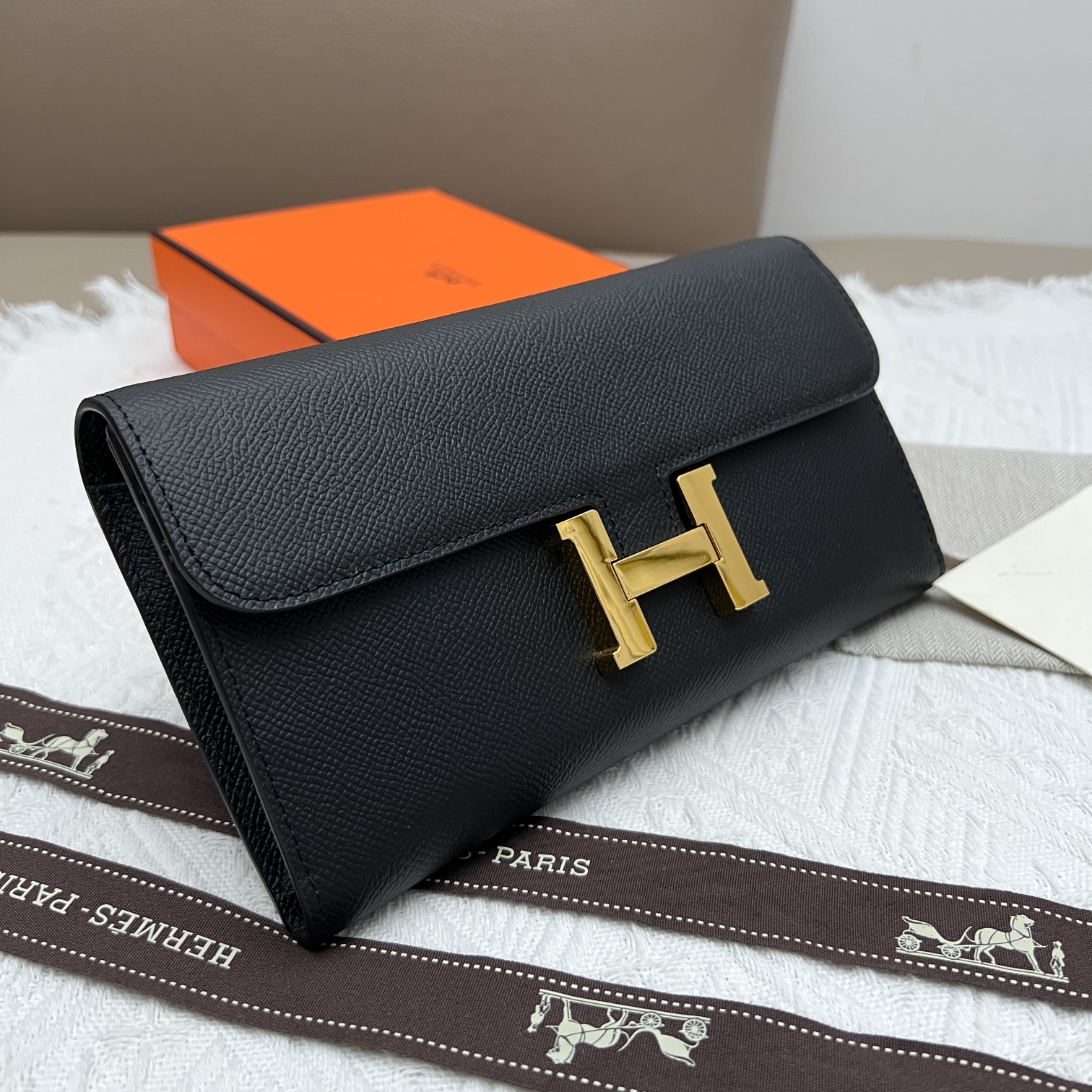 Hermes Constance Wallet, Genuine Leather, Gold Hardware, Multiple Colors 3 a1656647747757 1311