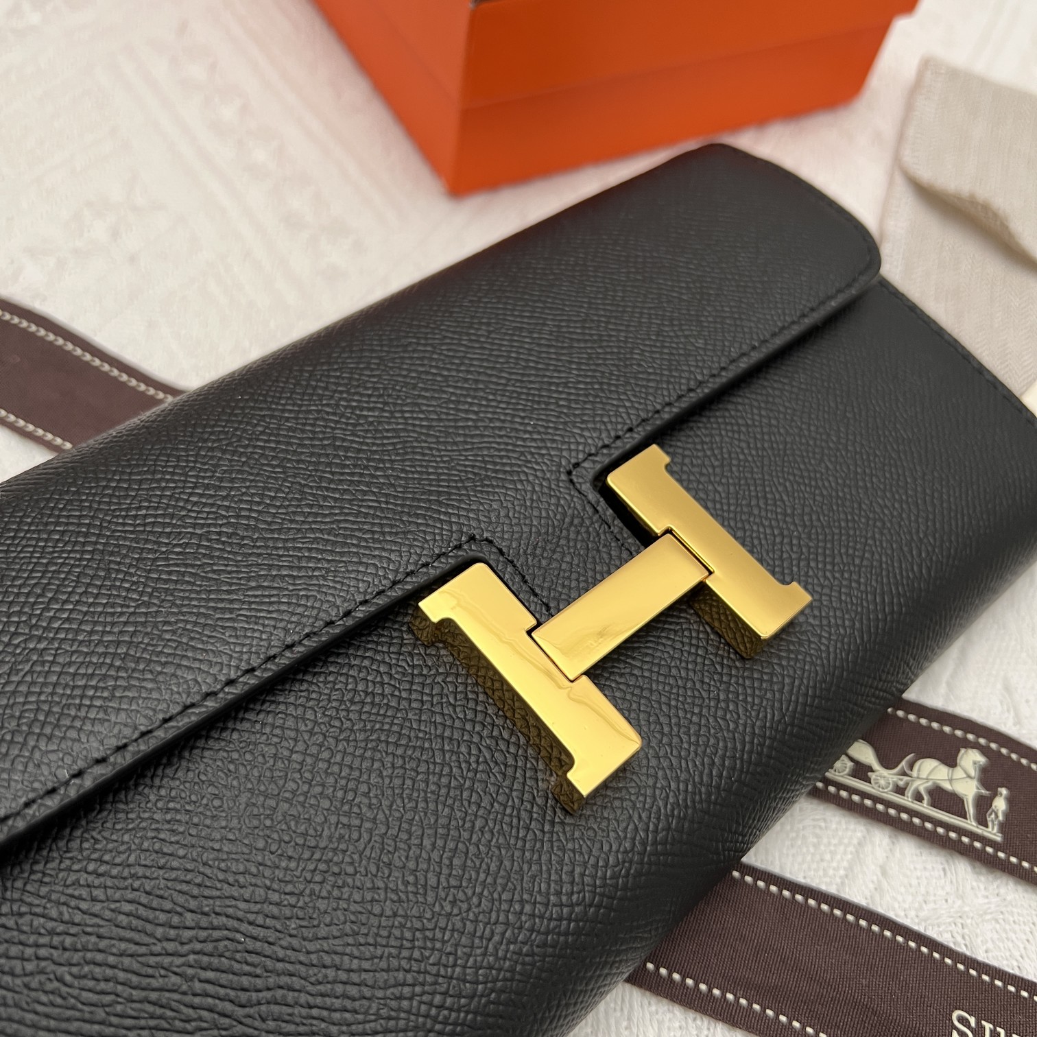 Hermes Constance Wallet, Genuine Leather, Gold Hardware, Multiple Colors 6 a1656647749026 8162