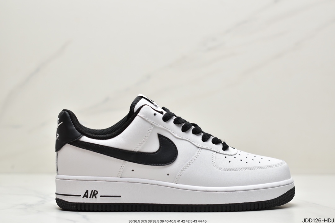 120 耐克Nike Air Force 1’07 Low"White/Black"空军一号经典低帮百搭休闲运动板鞋“ DH7561-102