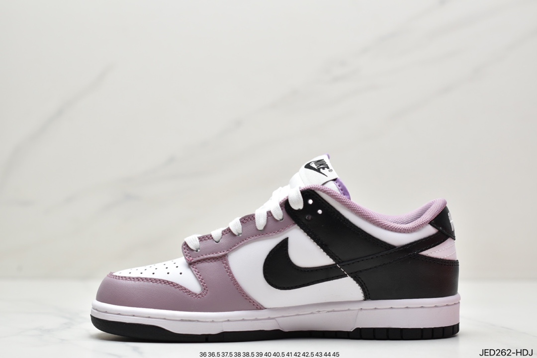 150 耐克Nike By You SB Dunk Low Retro SP扣篮系列低帮休闲运动滑板板鞋“玫粉白黑”DQ6818-005