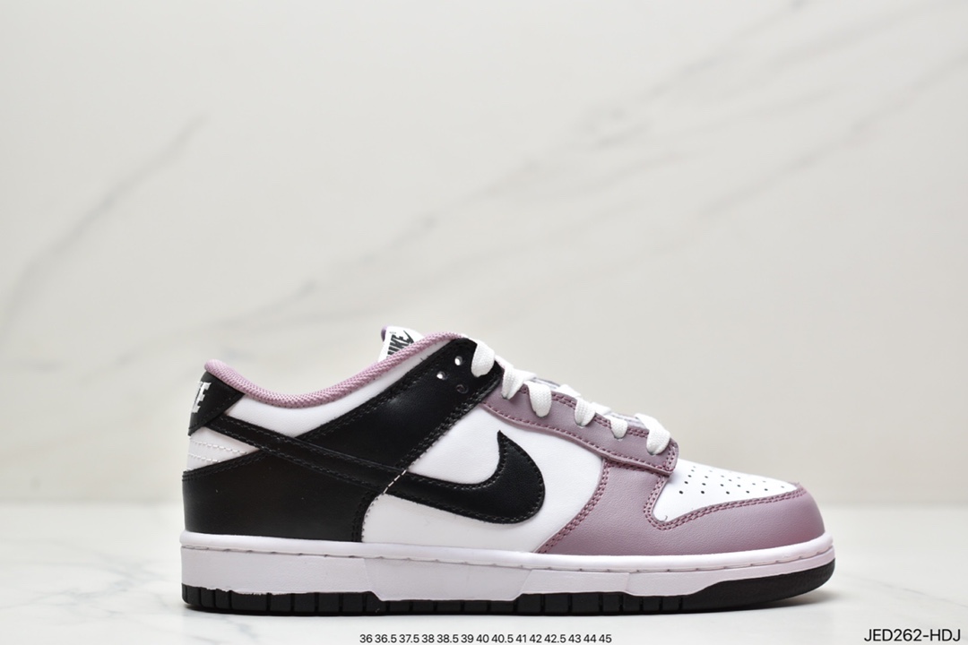 150 耐克Nike By You SB Dunk Low Retro SP扣篮系列低帮休闲运动滑板板鞋“玫粉白黑”DQ6818-005