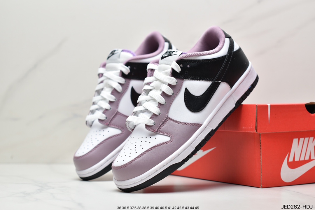 150 耐克Nike By You SB Dunk Low Retro SP扣篮系列低帮休闲运动滑板板鞋“玫粉白黑”DQ6818-005