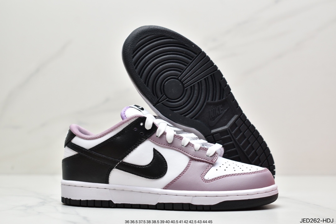 150 耐克Nike By You SB Dunk Low Retro SP扣篮系列低帮休闲运动滑板板鞋“玫粉白黑”DQ6818-005