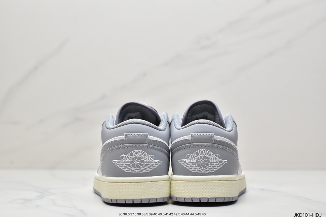 160 Air Jordan 1 Low 灰白AJ1乔1低帮休闲板鞋 553558-053