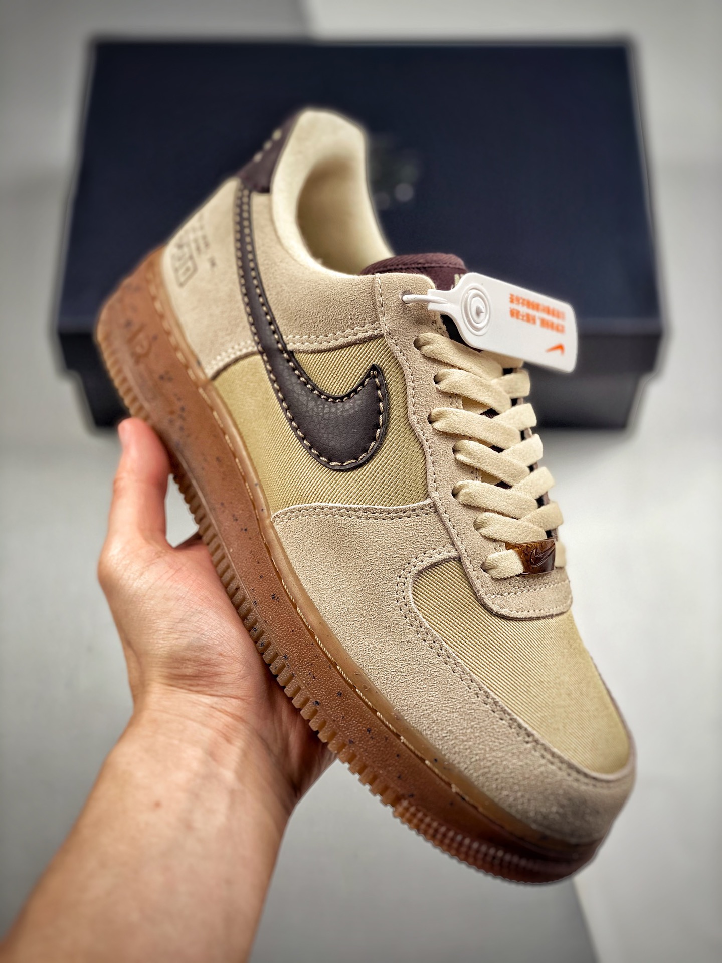 -3 Nike Air Force 1 Low '07 招财猫配色 空军一号低帮休闲板鞋 原厂定制皮料 原楦原纸板 纯正版型 水晶大底 正品NFC感应芯片 高清洁度 内置全掌气垫 货号：DD5227-234 Size：…