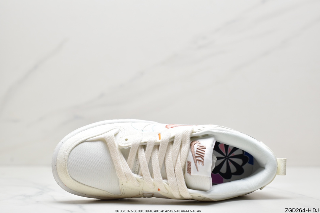 290 耐克 Nike Dunk Low Disrupt 2“Pale lvory” 奶油白粉DH4402-100