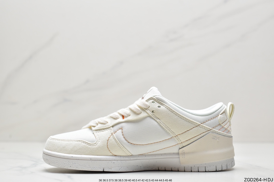 290 耐克 Nike Dunk Low Disrupt 2“Pale lvory” 奶油白粉DH4402-100
