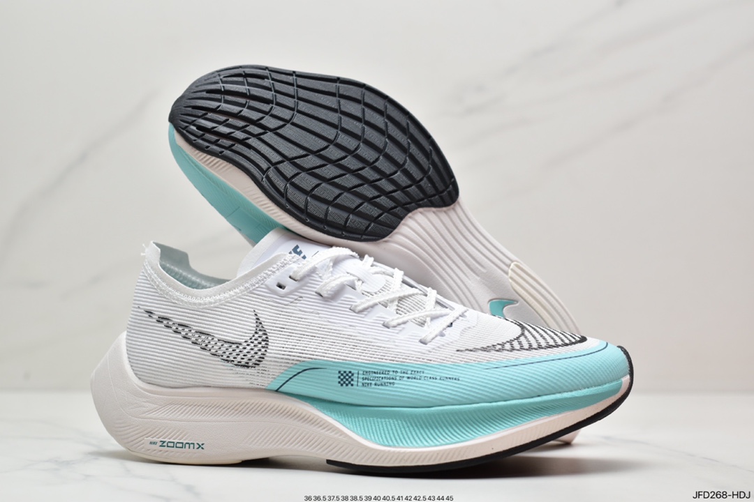 170 ZoomX Vaporfly NEXT% 2”Ice Blue”破2系列马拉松泡棉超轻缓震运动慢跑鞋 DM8324-400
