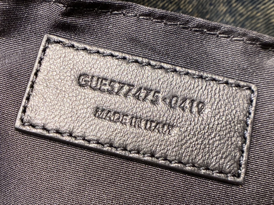 YSL LOULOU PUFFER 35CM 牛仔布纹大号绗缝包 577475