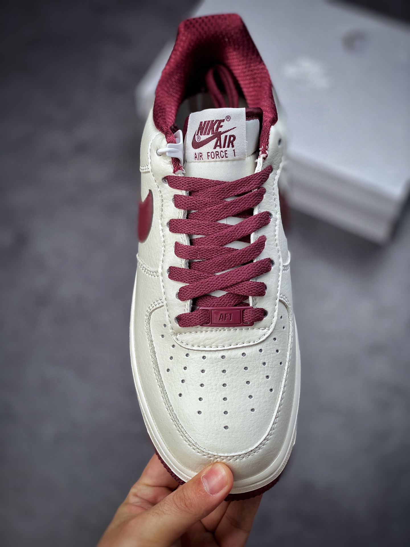 240 Nike Air Force 1 Low 07 米酒红 GH5622-063