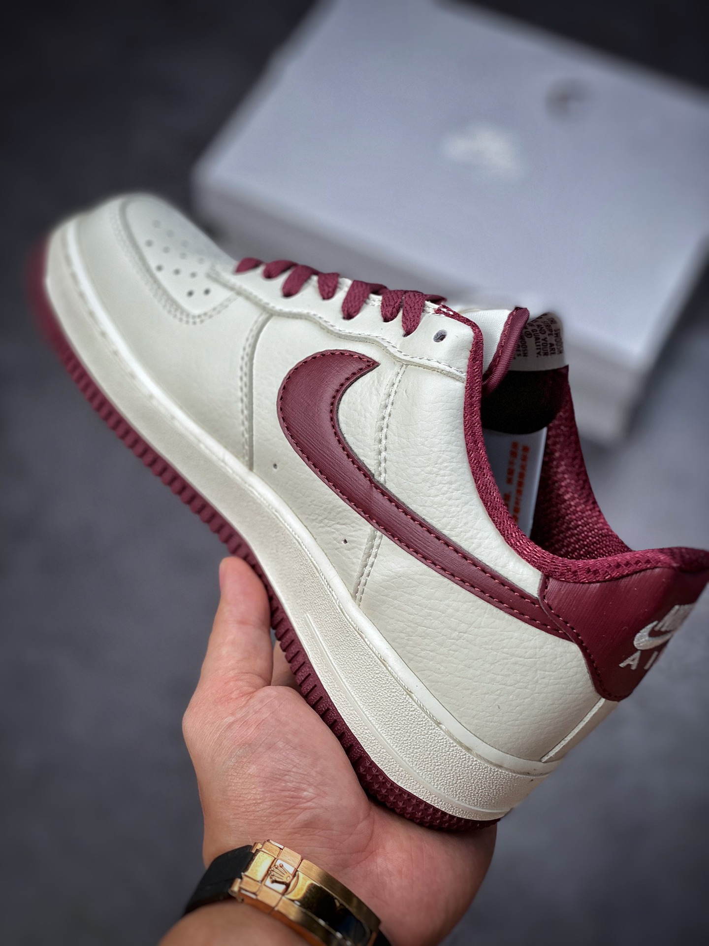 240 Nike Air Force 1 Low 07 米酒红 GH5622-063