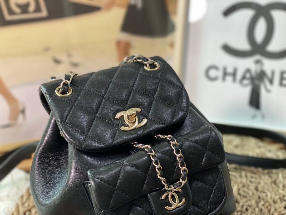 [Backpacks]size:181812Xiaoxiang Duma small schoolbagVintage style back