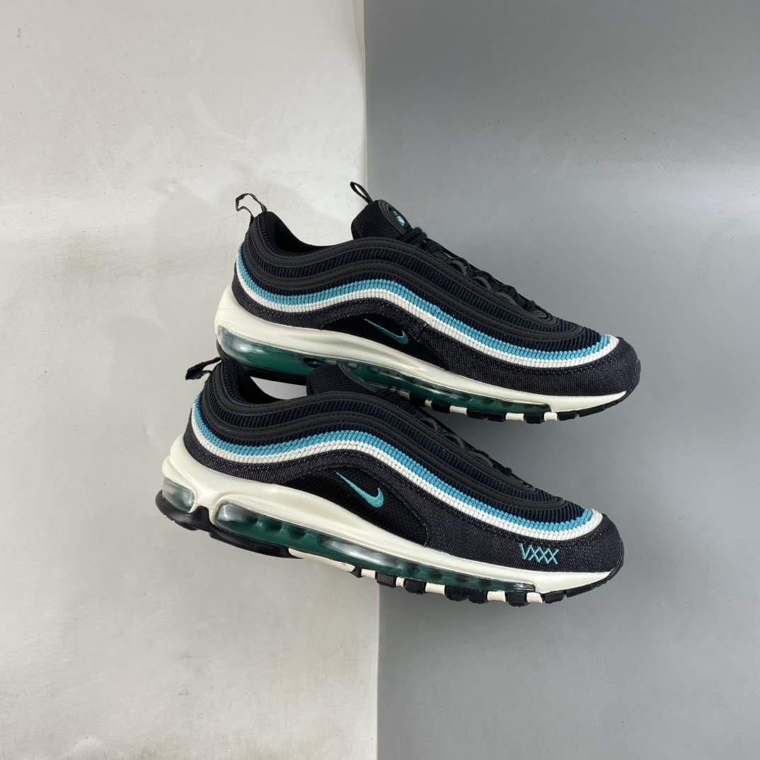P240  Nike Air Max 97 ”Sport Turbo” 黑蓝色 子弹气垫运动跑步鞋 DN1893-001