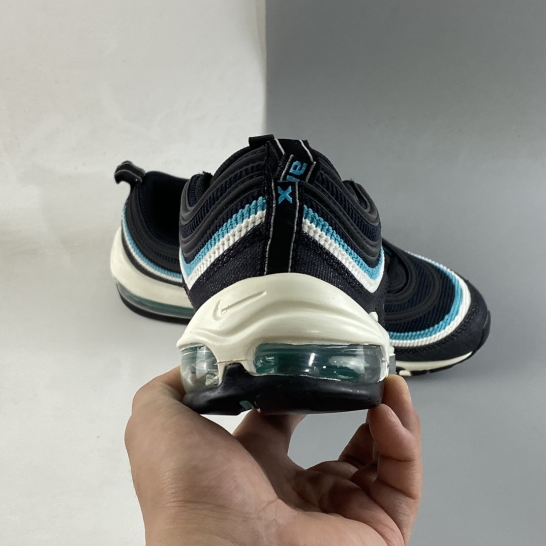 P240  Nike Air Max 97 ”Sport Turbo” 黑蓝色 子弹气垫运动跑步鞋 DN1893-001