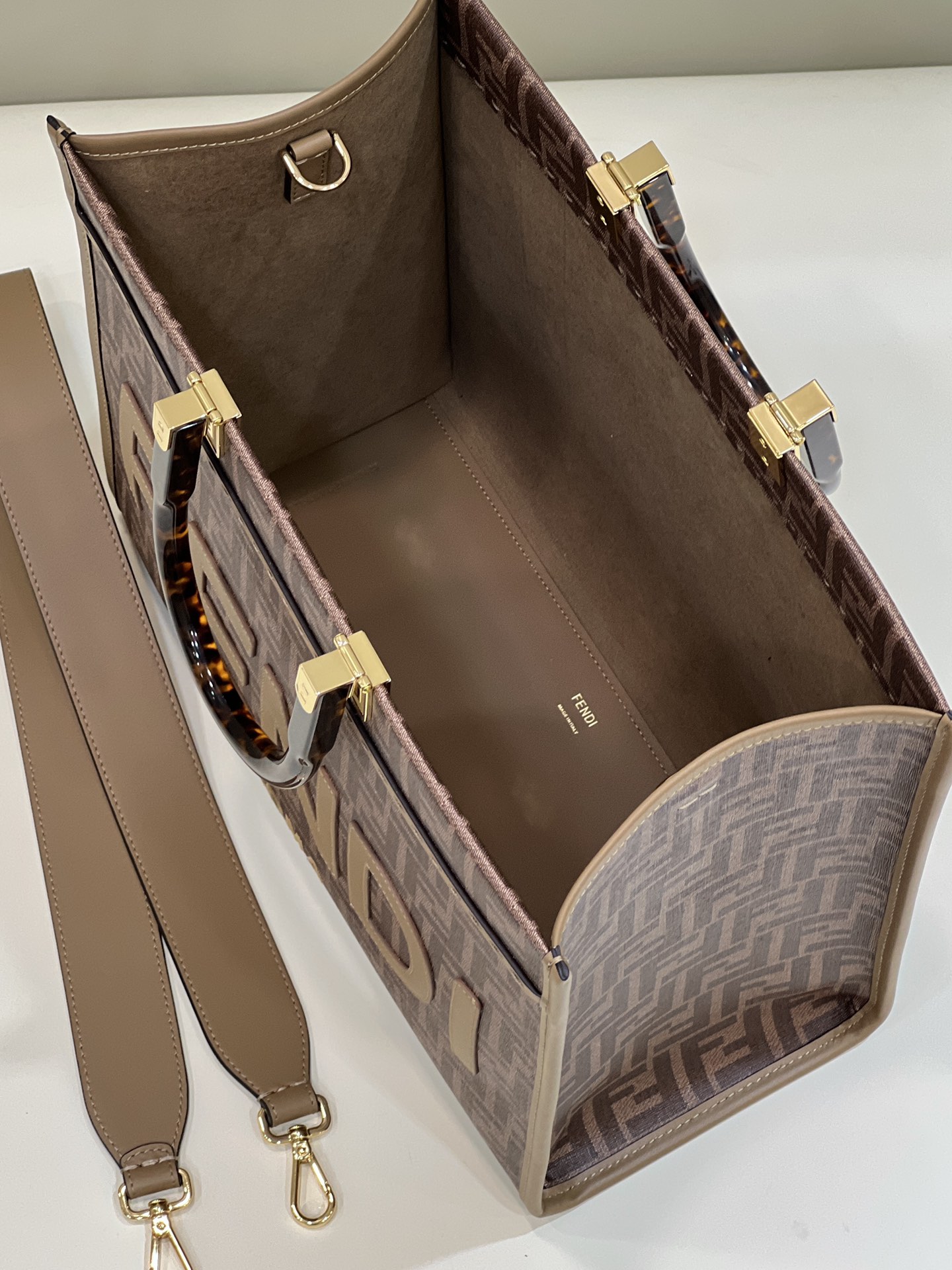 FENDI芬迪tote老花托特包8569L