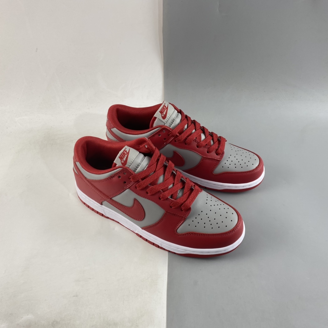 P300  Nike Dunk Low Retro ”Medium Grey” 灰红配色 SB板鞋 DD1391-002