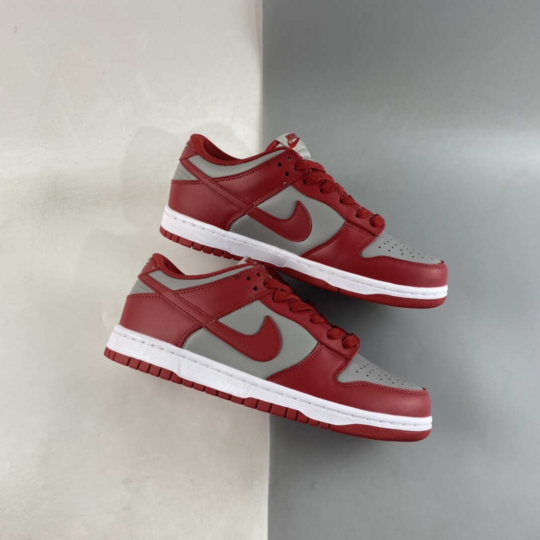 P300  Nike Dunk Low Retro ”Medium Grey” 灰红配色 SB板鞋 DD1391-002