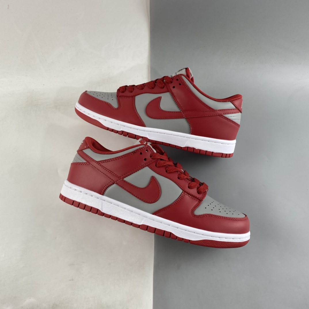 P300  Nike Dunk Low Retro ”Medium Grey” 灰红配色 SB板鞋 DD1391-002