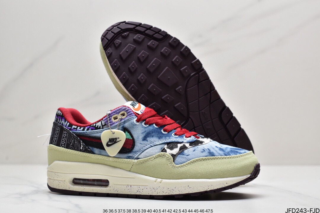 170 Patta x Nike Air Max 1“Monarch”复古休闲跑步鞋DR0448