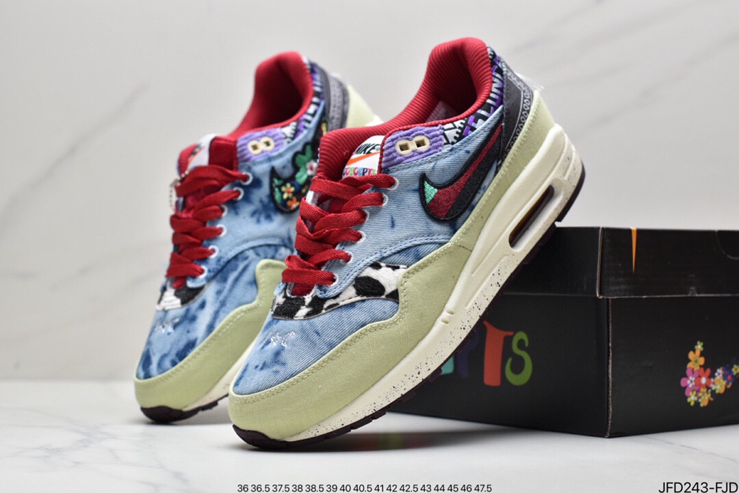 170 Patta x Nike Air Max 1“Monarch”复古休闲跑步鞋DR0448