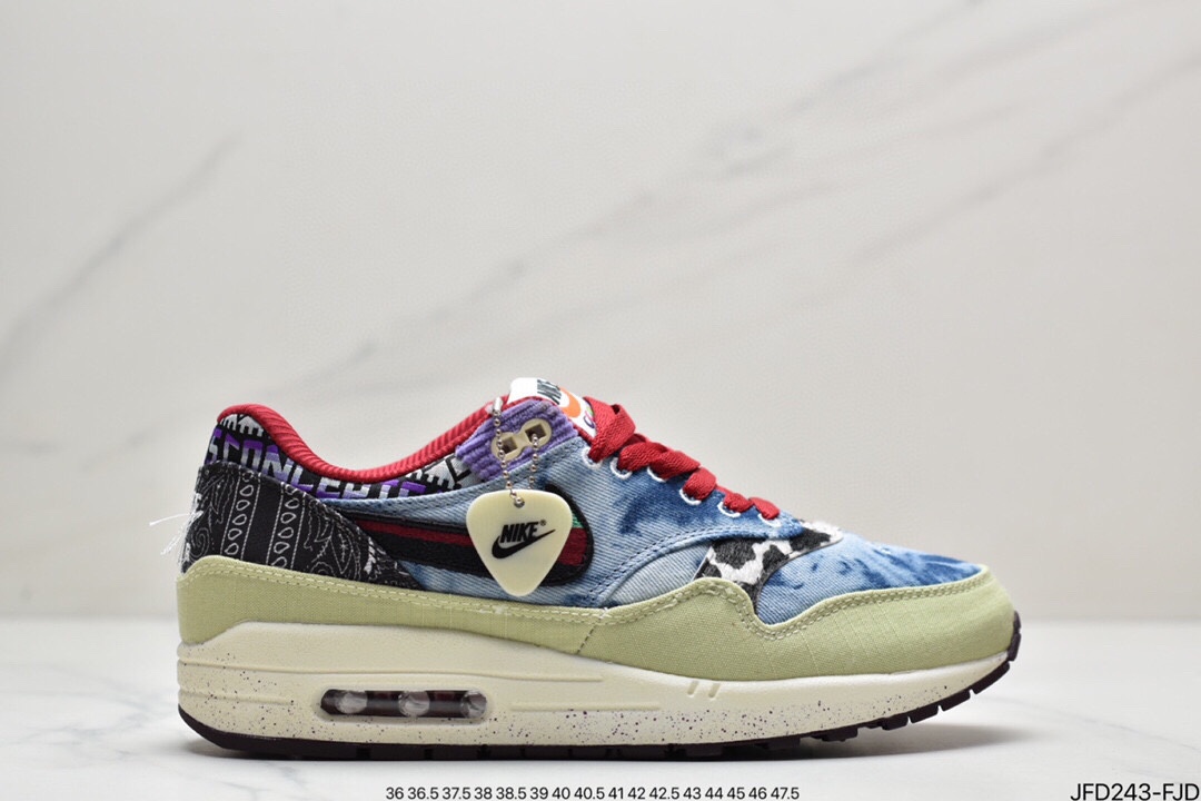 170 Patta x Nike Air Max 1“Monarch”复古休闲跑步鞋DR0448