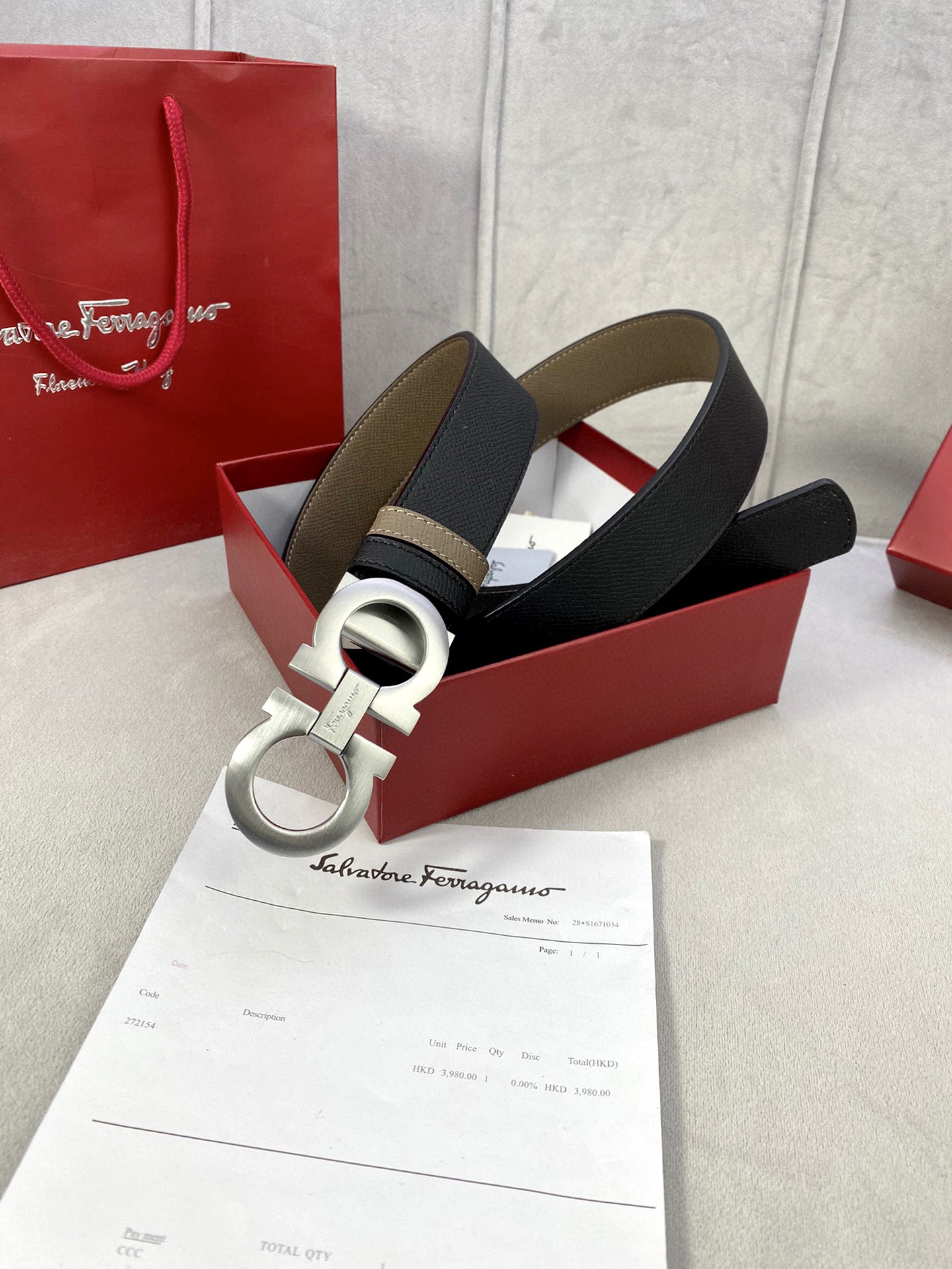 宽度3.5cmFerragamo菲拉