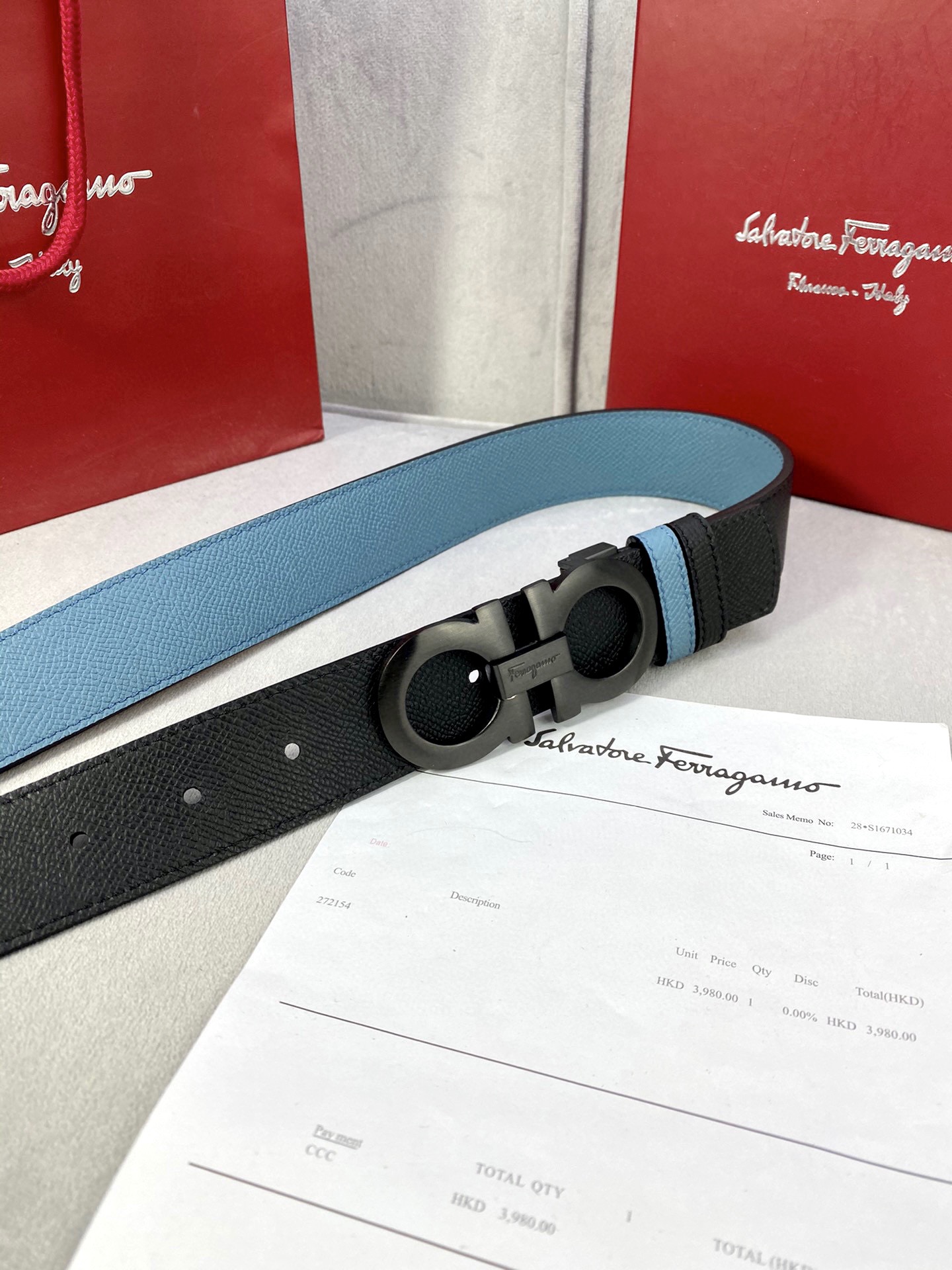 宽度3.5cmFerragamo菲拉