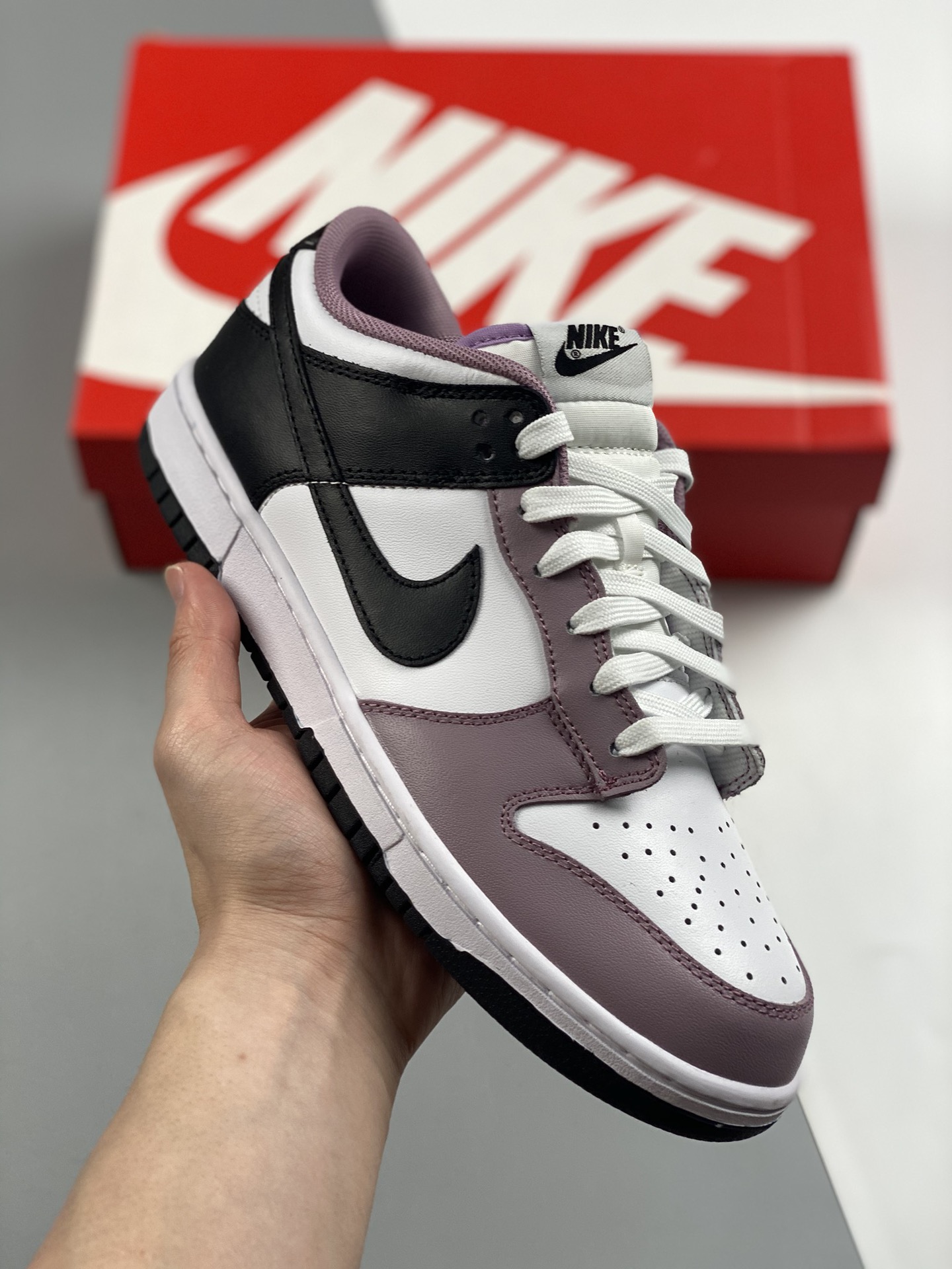 -2 NK SB Dunk Low negro/rosa, el techo de relación calidad-precio, versión de prueba anticipada 👏, materiales de prime…