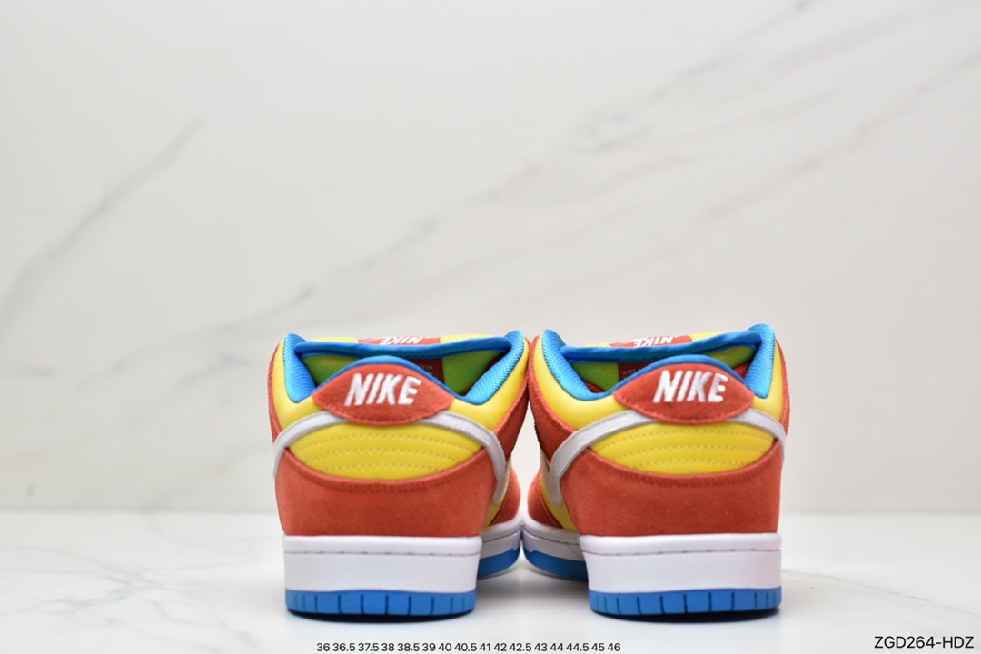 290 Nike SB Dunk Low ”Bart Simpson” 辛普森黄橙蓝 BQ6817-602