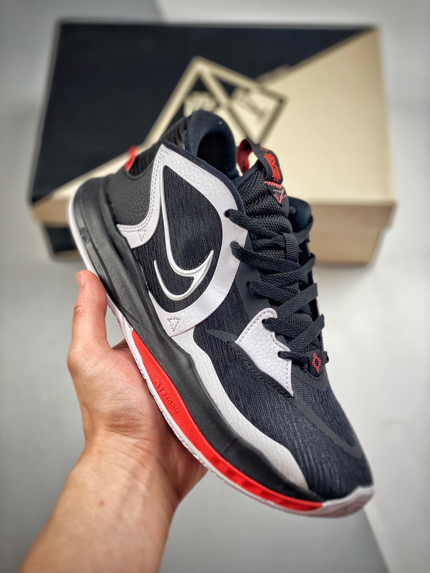 -2 Nike Kyrie Low 5 EP Kyrie 5 Low-top Casual Sports Basketball Shoes. The upper incorporates TPU fabric thre…