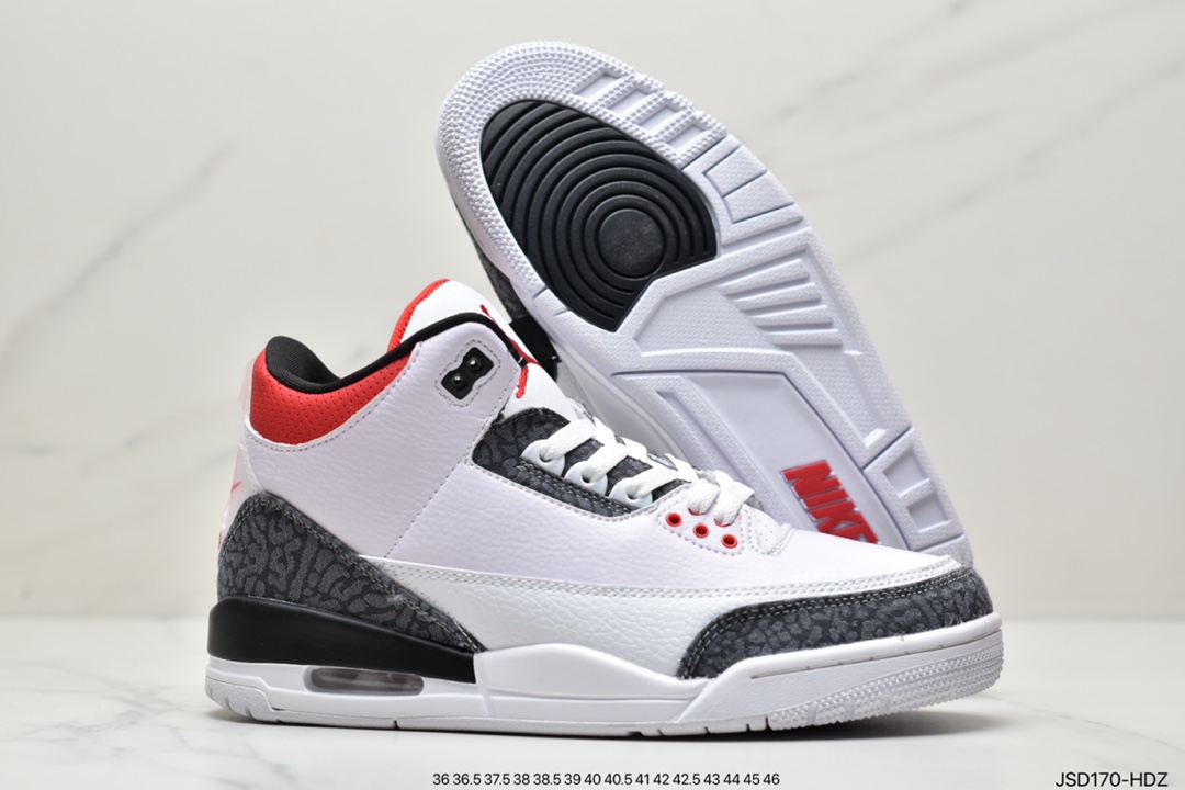 200 Air Jordan 3 Retro ”Muslin” 米白 棉布 完美品相清洁度拉帮及中底细节 货号：DH7139-100  尺码:36 36.5 37.5 38 38.5 39 40 40.5 41 42 42.5 43 44 45 46 ID:JSD170-HDZ