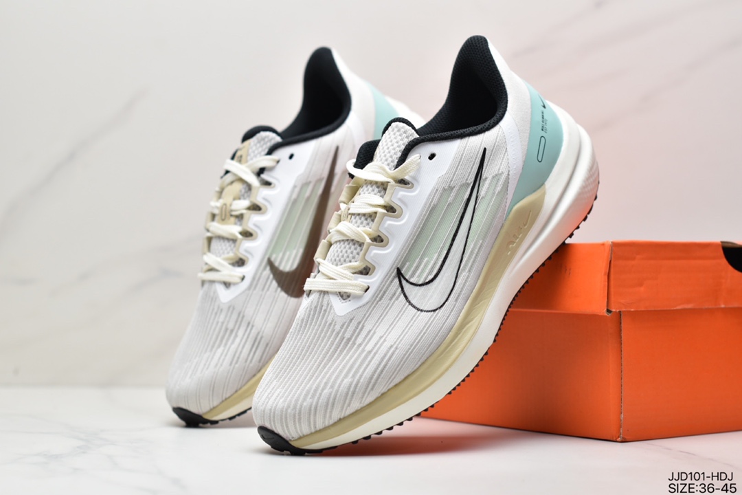 130 耐克Nike Air Winflo 9 温弗洛9代低帮贾卡面料轻盈透气休闲运动跑步鞋