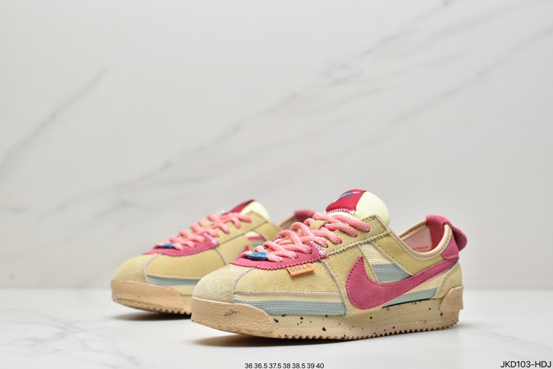 160 耐克Union x Nike Cortez情侣款 阿甘系列 运动休闲跑步鞋DR1413