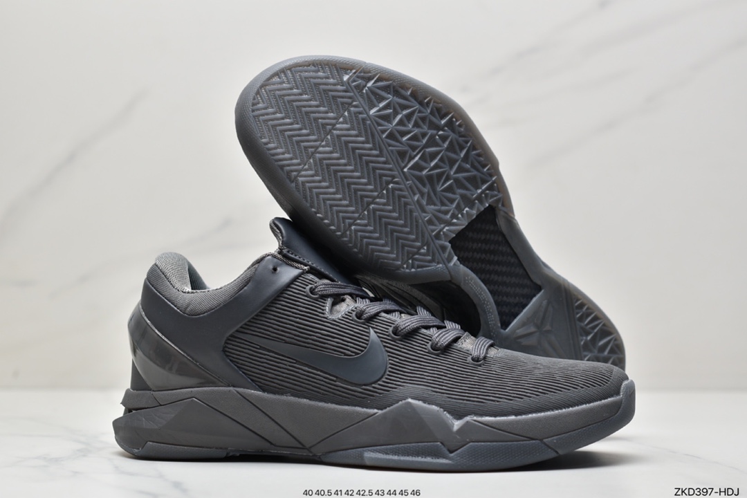 260 耐克NK Zoom Kobe VII System 科比7代复刻实战运动低帮文化篮球鞋 488371
