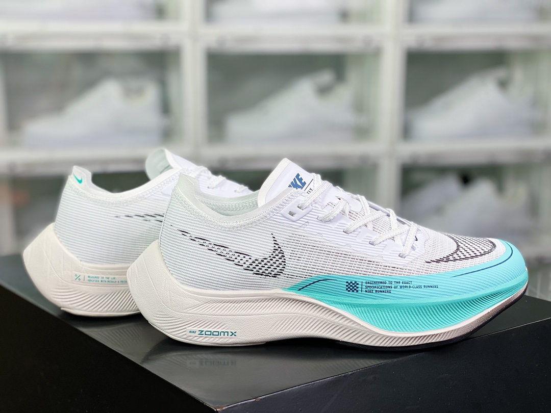 [Air Force Series]Nike ZoomX Vaporfly NEXT 2 "WhiteBlackTiffany Green" Broke
