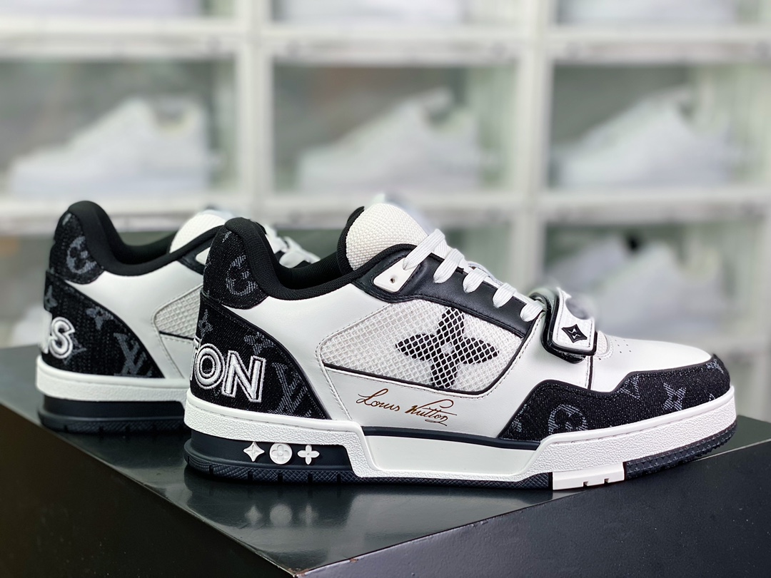 LV Louis Vuitton Trainer Sneaker Low Sports Series Low Top Retro Versatile Casu