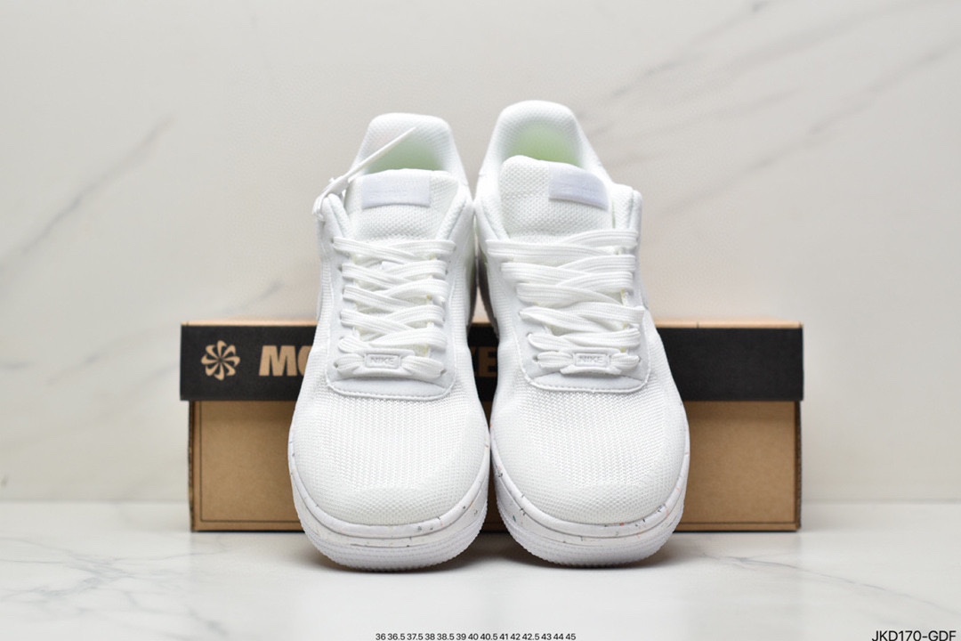 160 耐克Nike Air Force 1 Crater Flyknit Low 空军一号CT1986-400