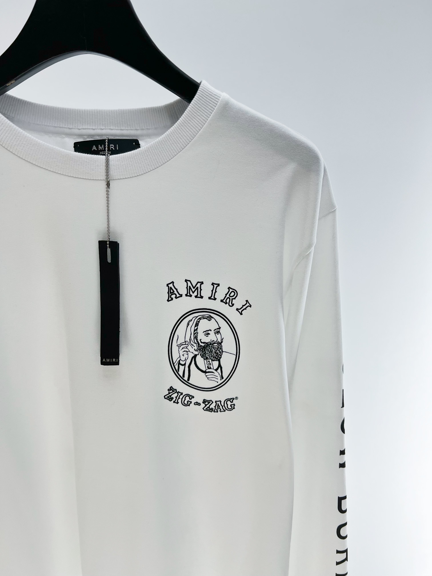 Amiri Men's Crewneck Sweatshirt with Portrait Graphic Print, Long Sleeve 4 i1656739276 5074 2