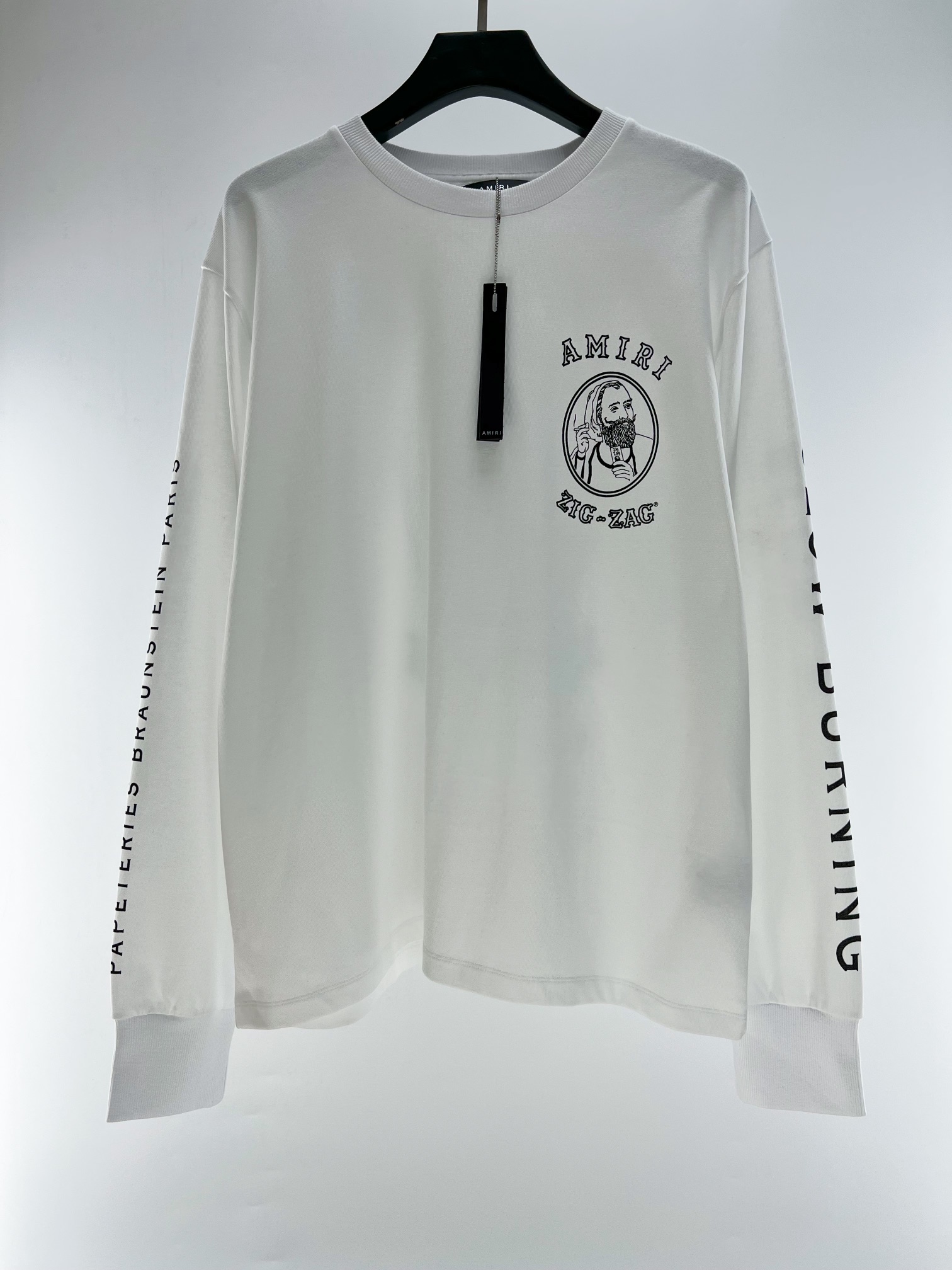 Amiri Men's Crewneck Sweatshirt with Portrait Graphic Print, Long Sleeve 3 i1656739276 9054 1