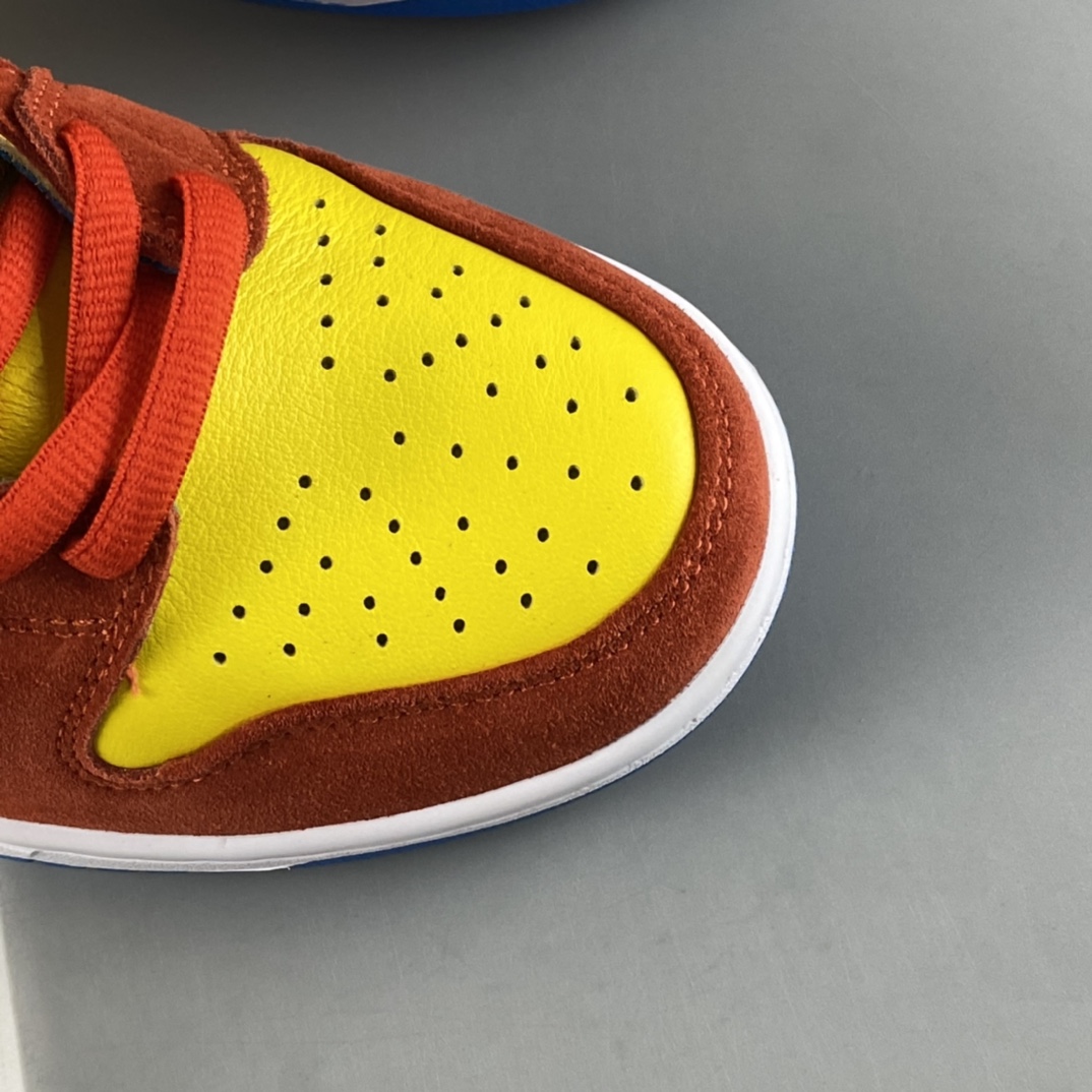 P300  Nike SB Dunk Low Pro ”Bart Simpson” 黄橙色辛普森板鞋 BQ6817-602