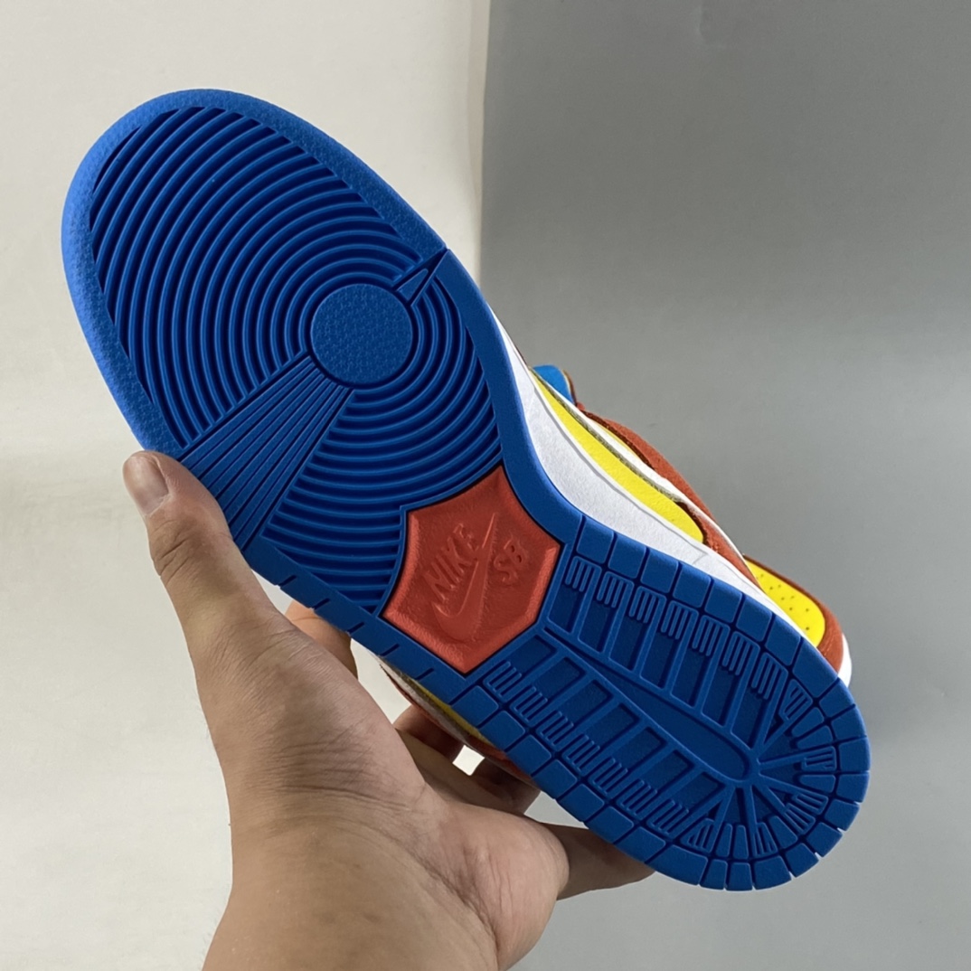P300  Nike SB Dunk Low Pro ”Bart Simpson” 黄橙色辛普森板鞋 BQ6817-602