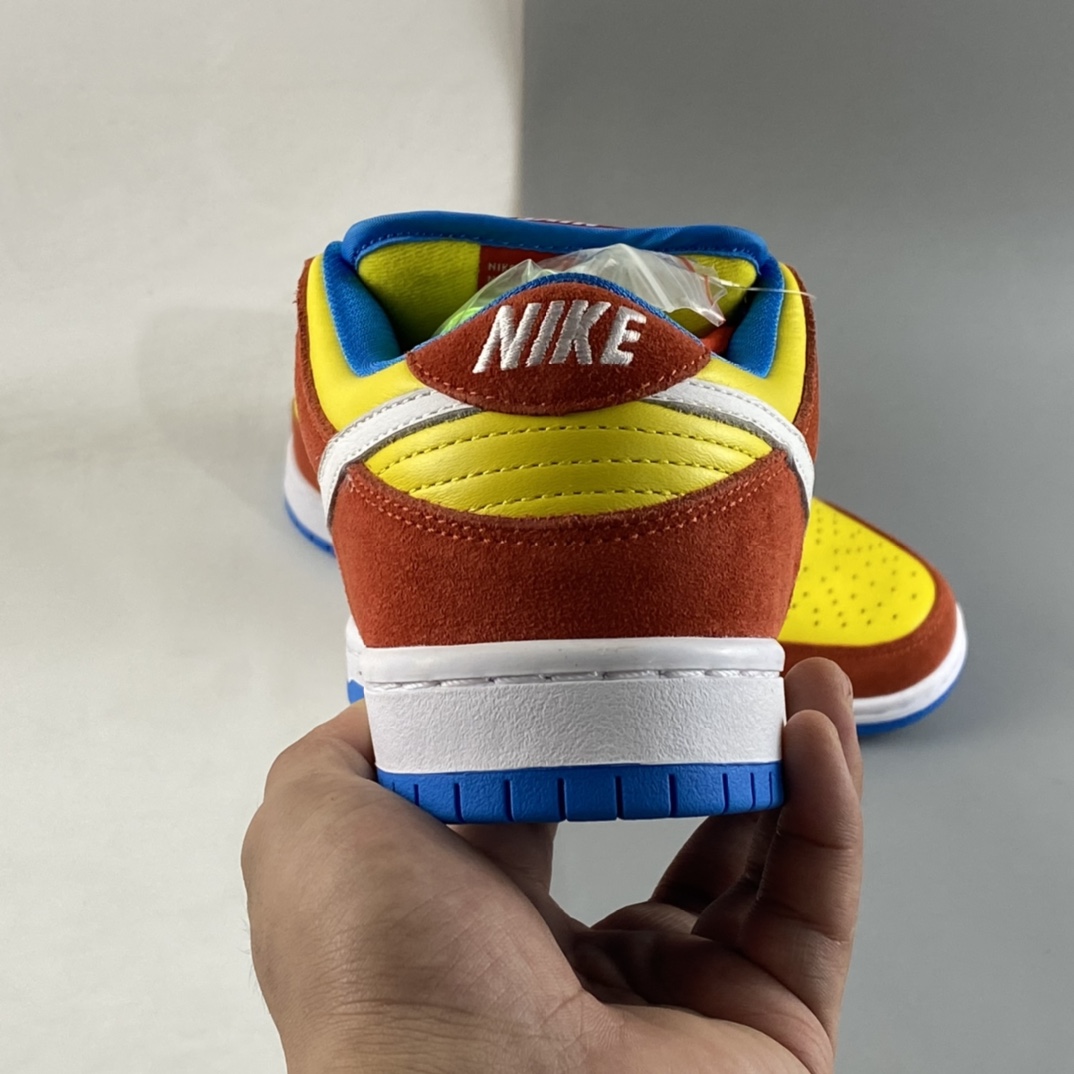 P300  Nike SB Dunk Low Pro ”Bart Simpson” 黄橙色辛普森板鞋 BQ6817-602