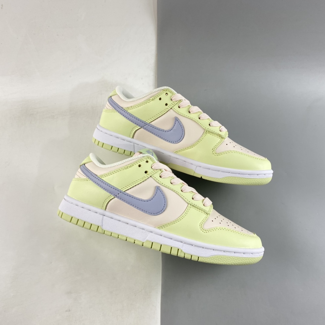 P300  Nike SB Dunk Low Prm 冰柠黄粉配色 SB扣碎篮板时尚休闲板鞋 DD1503-600