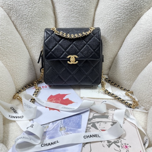 Chanel Mini Backpack in Black Quilted Leather with Gold-Tone Hardware 1 Chanel Mini Backpack in Black Quilted Leather with Gold-Tone Hardware