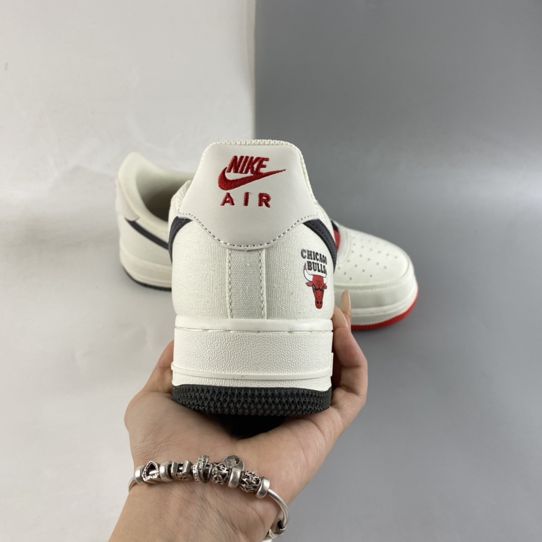 P220  Nike Air Force 1’07 Low 黑红 芝加哥公牛城市限定低帮板鞋 NA2022-006