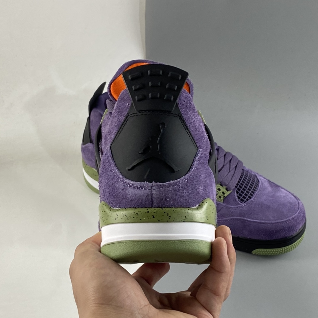 P400   Air Jordan 4 Retro ” Canyon Purple” AJ4乔4 紫色 文化篮球鞋 AQ9129-500
