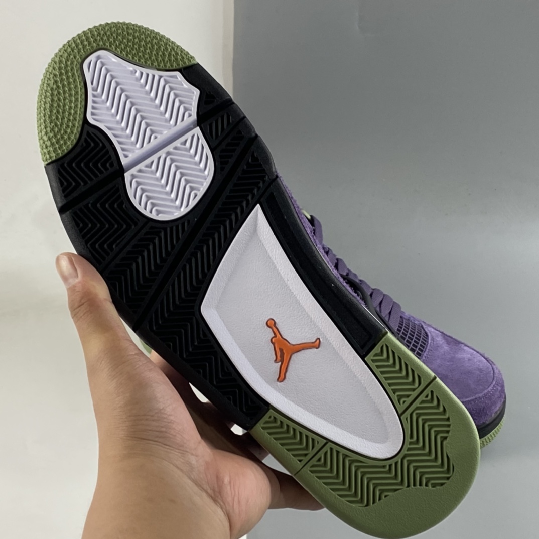 P400   Air Jordan 4 Retro ” Canyon Purple” AJ4乔4 紫色 文化篮球鞋 AQ9129-500