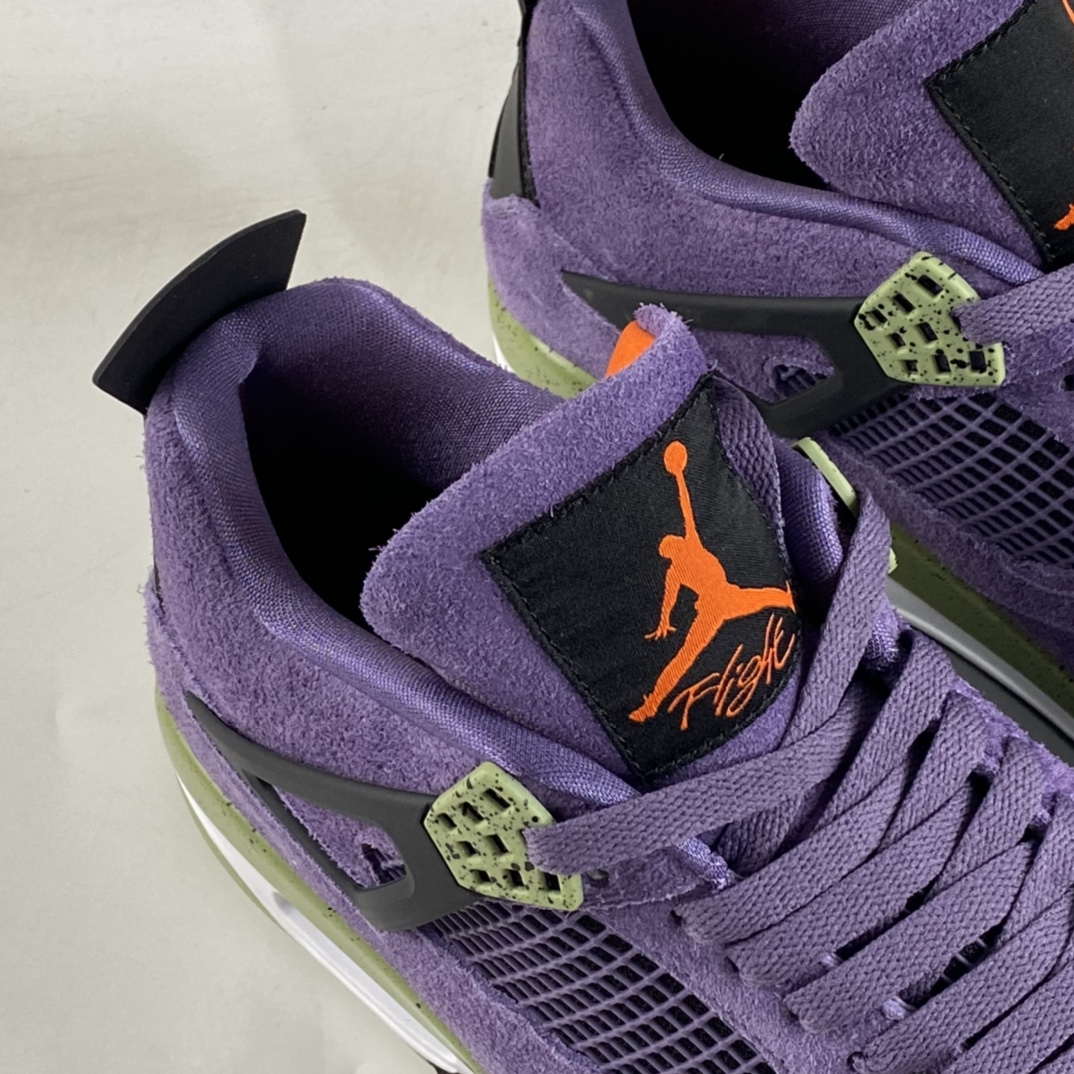 P400   Air Jordan 4 Retro ” Canyon Purple” AJ4乔4 紫色 文化篮球鞋 AQ9129-500