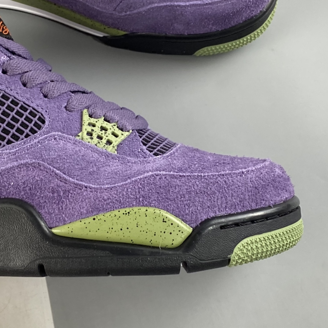 P400   Air Jordan 4 Retro ” Canyon Purple” AJ4乔4 紫色 文化篮球鞋 AQ9129-500