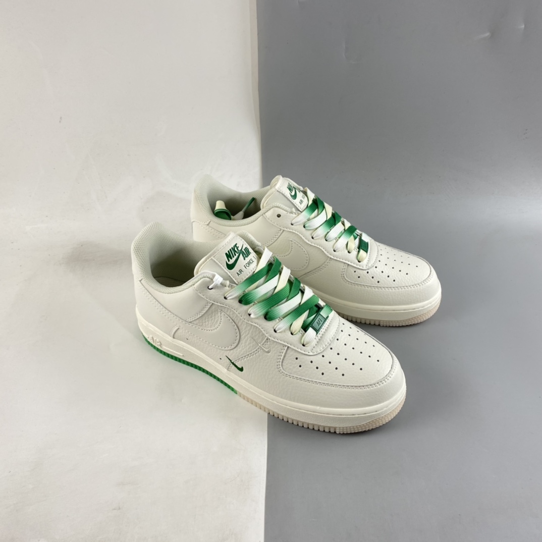 P260  Nike Air Force 1’07 Low 米白绿 波士顿城市限定板鞋 BO6638-160